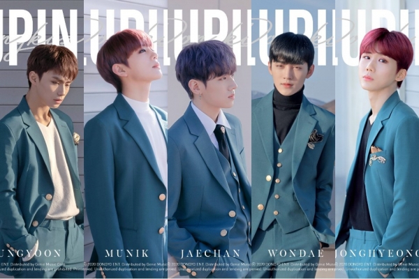 (사진=동키즈 경윤,문익,재찬,원대,종형/동키즈 공식 트위터@dongkiz_dy)