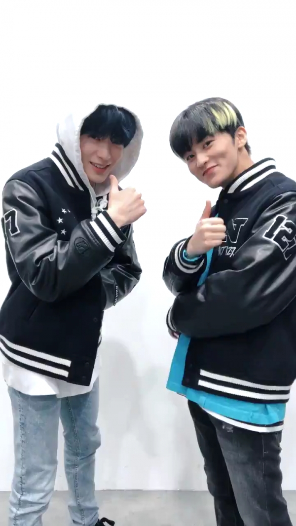 NCT127 공식 트위터에 올라온 멤버 '재현'과 '마크'의 ‘Kick It 챌린지’ 영상