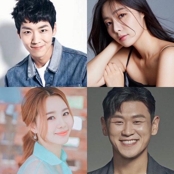 (시계방향으로)카이,민경아,강홍석,이지혜