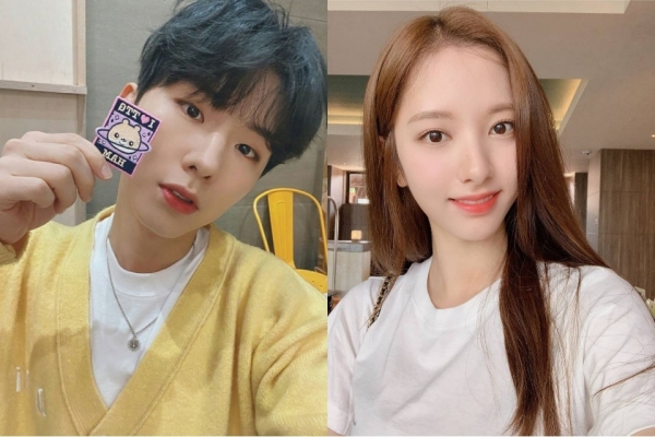 (사진=몬스타엑스 기현(좌), 우주소녀 보나(우))