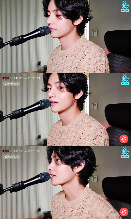 /네이버 VLIVE 방송 캡쳐