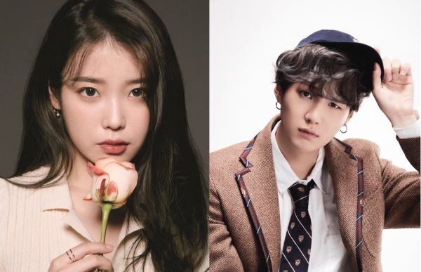 사진=(왼쪽)아이유와 (오른쪽)슈가