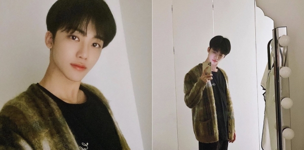 NCT '재민' 흑발 셀카 / 재민 공식 인스타그램 제공