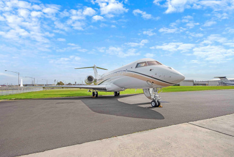 Jet Luxe의 최신 전용기 봄바디어 ‘글로벌 익스프레스 XRS(Global Express XRS)’