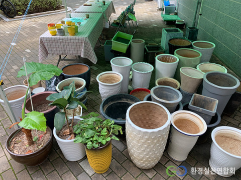 환경실천연합회, ‘탄소 화분 모으기’ 활동