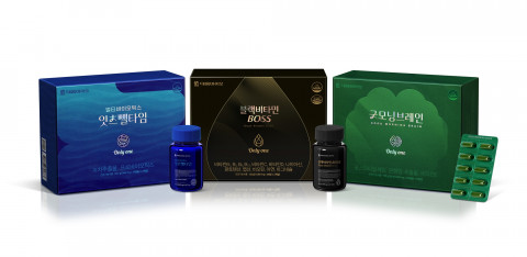 대웅바이오 건기식 신제품 3종. 왼쪽부터 잇츠뺄타임, 블랙비타민BOSS, 굿모닝브레인
