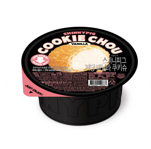 스키니피그의 신제품 ‘저당 바닐라 쿠키슈’