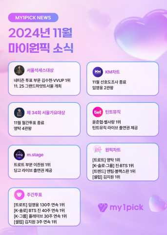 2024년 11월 마이원픽 뉴스