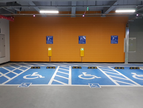 금천구시설관리공단 운영 장애인전용주차구역(사진 : 금천구시설관리공단)