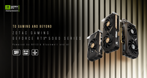ZOTAC Technology PTE. Limited는 자사의 GeForce RTX 50 시리즈 그래픽카드 라인업에 ZOTAC GAMING GeForce RTX 5060 시리즈를 새롭게 추가한다고 발표했다