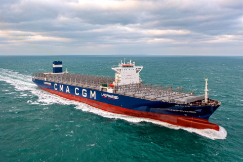 HD현대삼호가 2022년 인도한 1만5000TEU급 LNG 이중연료 추진 컨테이너선